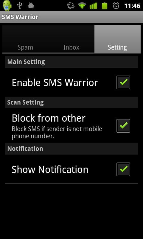 SMS Warrior截图2