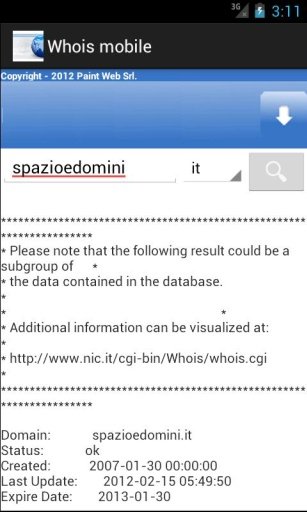 Whois mobile截图1