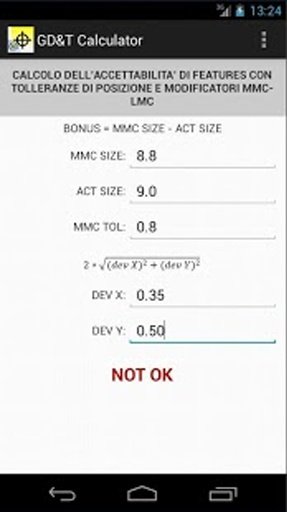 GD&amp;T Calculator截图1