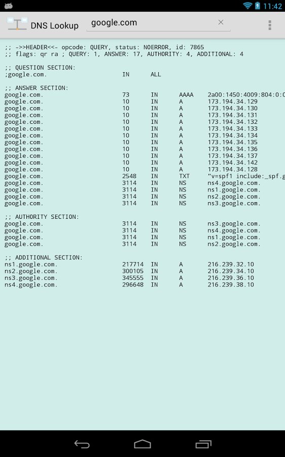 DNS Lookup截图2