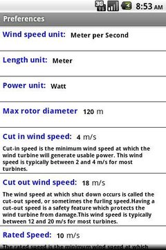Wind Turbine Estimator ()(beta版)截图