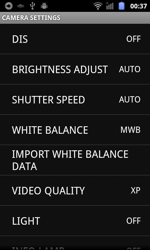 JVC CAM Control Single截图4