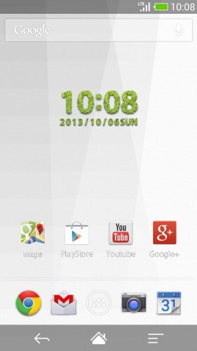 Grass clock widget -Me Clock截图2