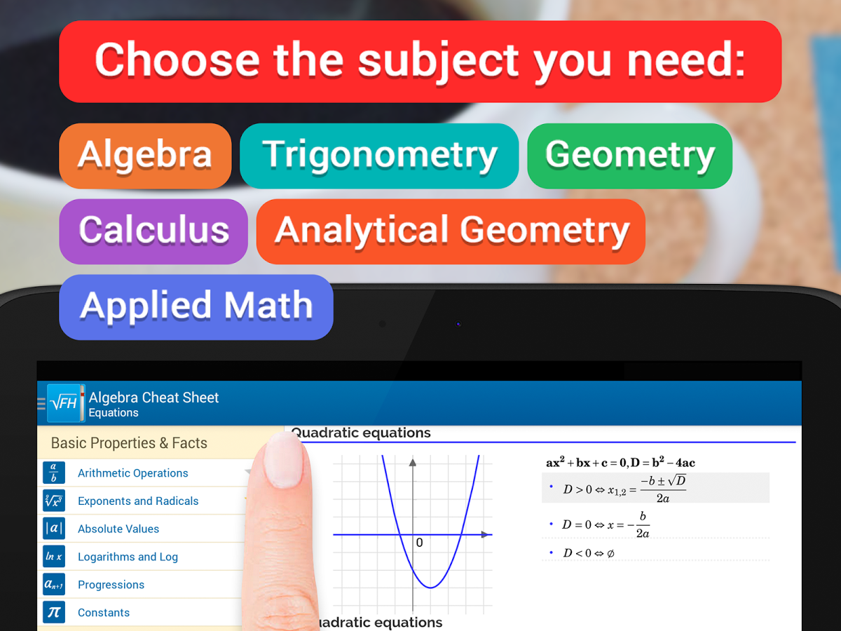 Formulae Helper Free - Math截图4