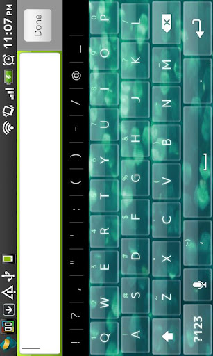 GlitterGreen KeyboardSkin截图1