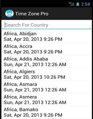 Time Zone Pro截图3