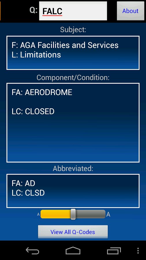 QCode Notam Decoder截图1