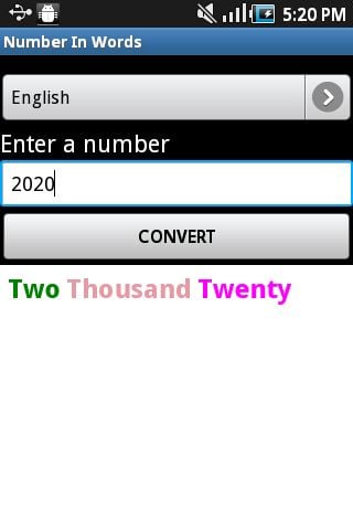 Number In Words截图1