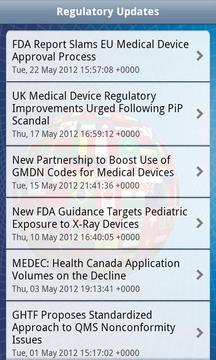 Medical Device Regulatory截图