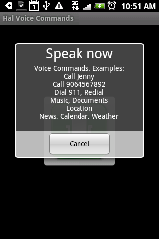 Hal Voice Commands截图2