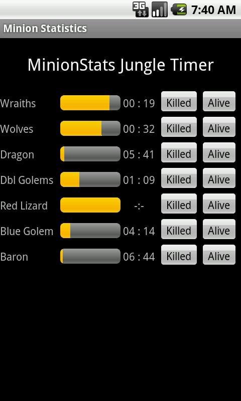 League of Legends Minion Stats截图5