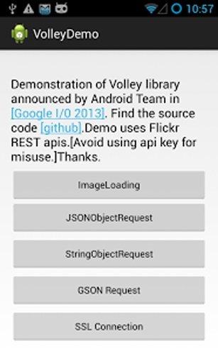 Volley Demo Android截图1