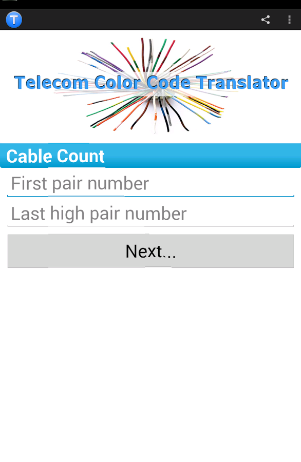 Telecom Color Code Translator截图1