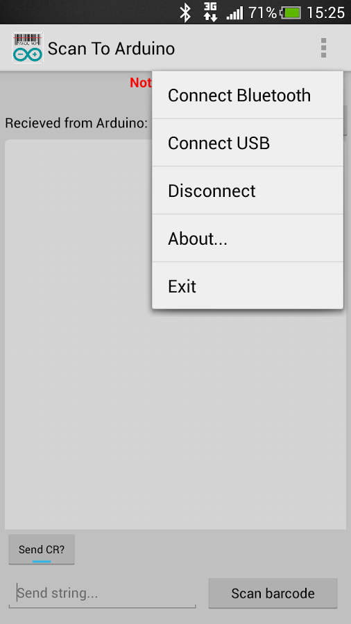 Scan To Arduino截图1