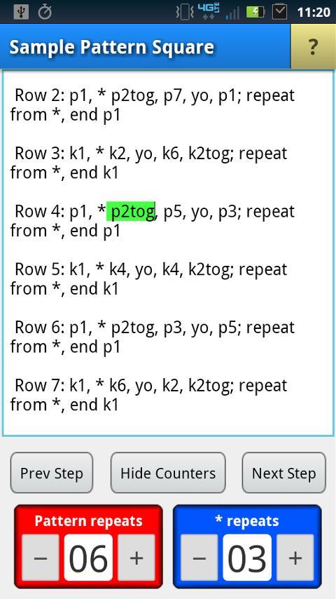 Visual Knitting Counter截图1