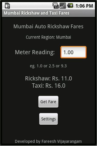 Mumbai Rickshaw and Taxi Fares截图1