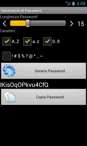 Generatore di Password截图2