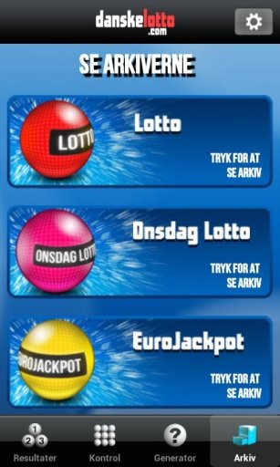 Danske Lotto App截图5