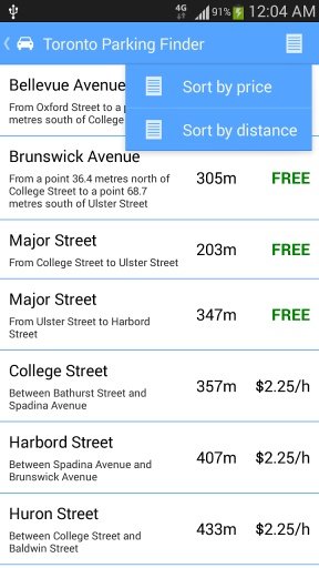 Toronto Parking Finder Lite截图2