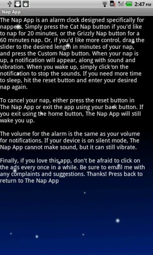 The Nap App for Android截图5