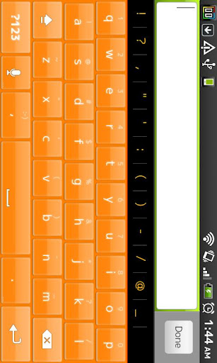 OrangeGlass KeyboardSkin截图1