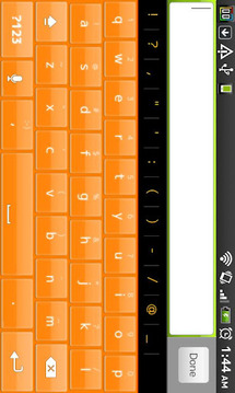 OrangeGlass KeyboardSkin截图