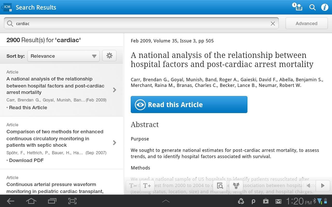 Intensive Care Medicine截图5