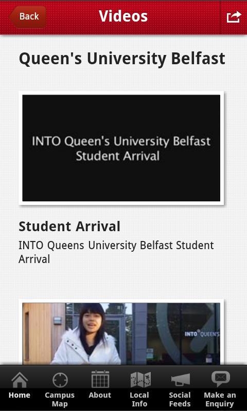 INTO QUB student app截图3