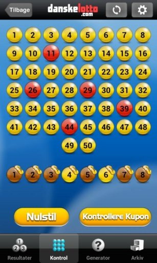 Danske Lotto App截图4