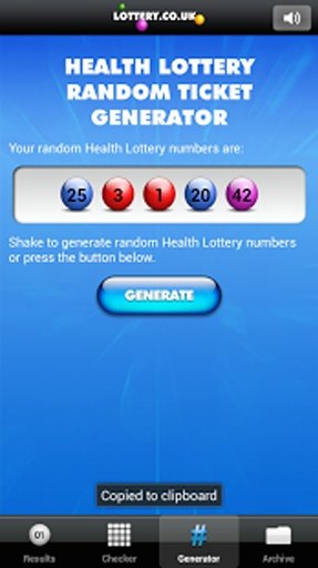 Health Lottery App 2.7 Play截图5