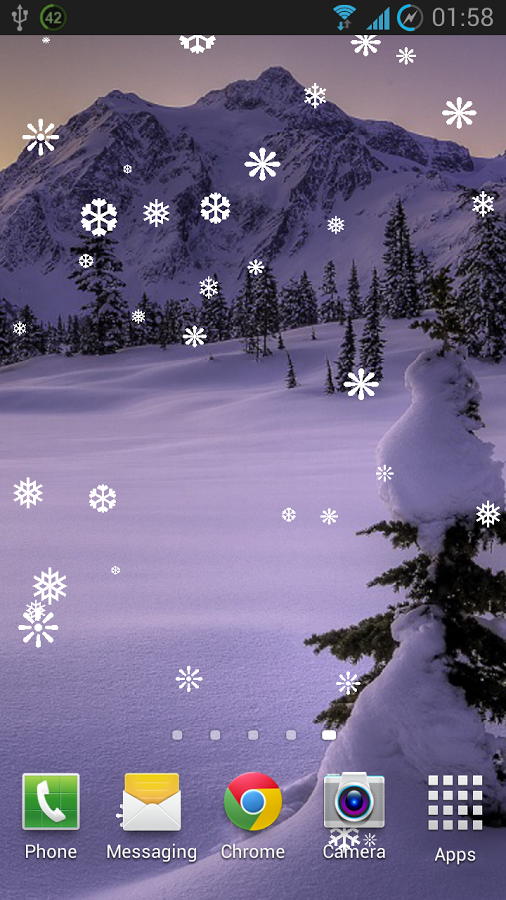 Snowfall Live Wallpaper ...截图3