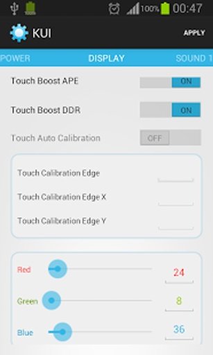 KUI - A Kernel Tweaker截图6