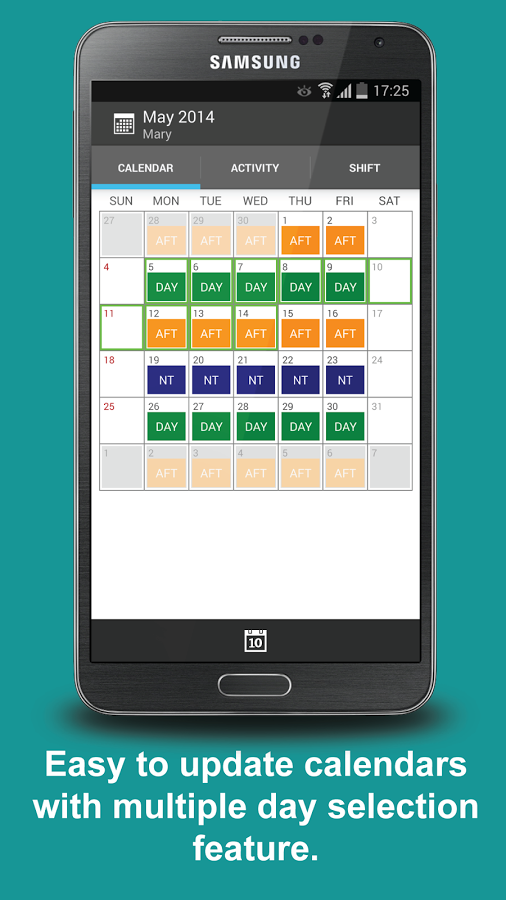 Shift Calendar截图4