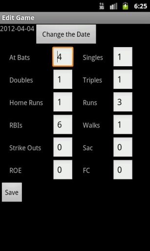 Softball Stats截图1