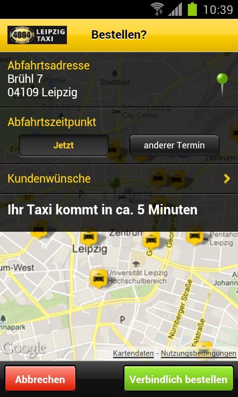 Leipzig Taxi 4884截图2
