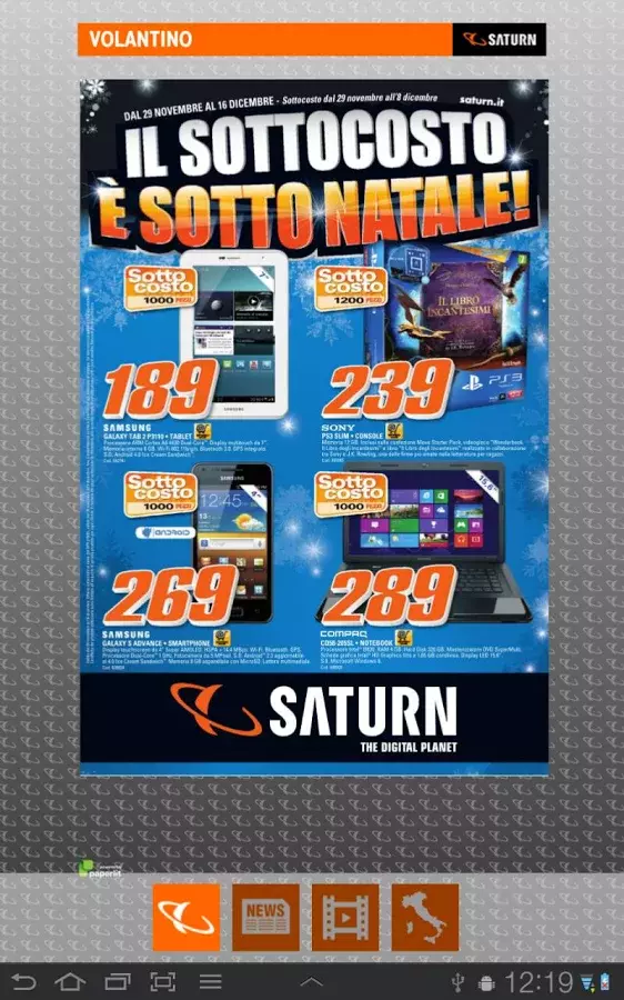 Saturn per Tablet截图1