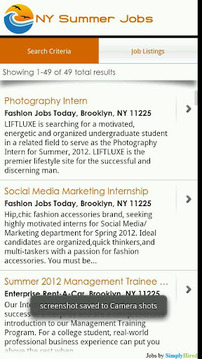 NY Summer Jobs - NY Job Finder截图