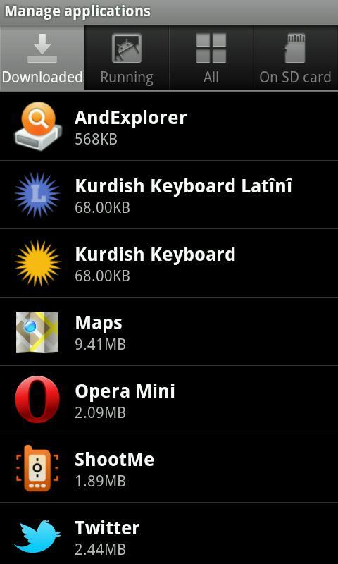 Kurdish Latin Keyboard截图1