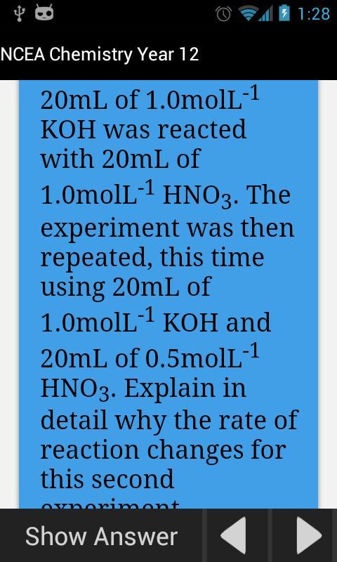 NCEA Chemistry Year 12截图2