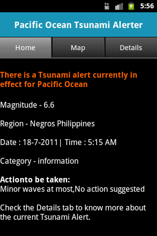 Pacific Ocean Tsunami Alerter截图4