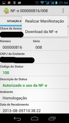 NF-e Droid Free截图4