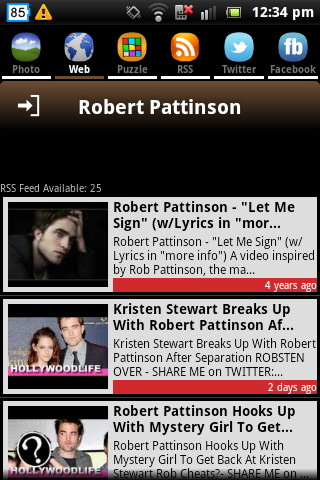 Robert Pattinson Fan Club截图3