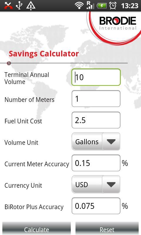 Brodie Savings Calculator截图1