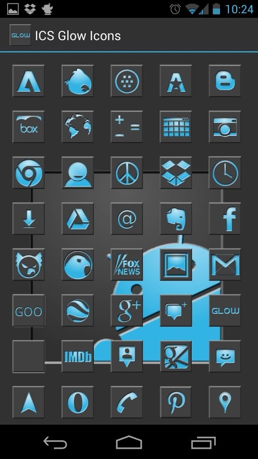 ICS Glow Icons - Free截图2