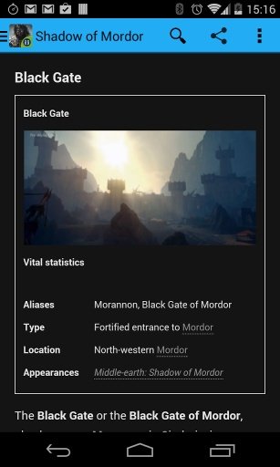 Wikia: Shadow of Mordor截图3