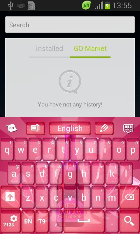 Pink Champagne Keyboard截图1