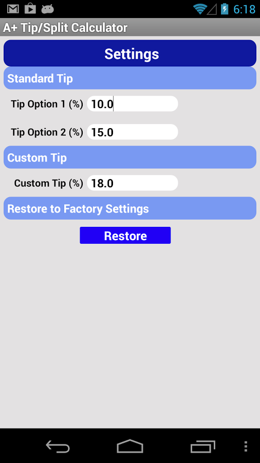 A+ Tip/Split Tip Calcula...截图1