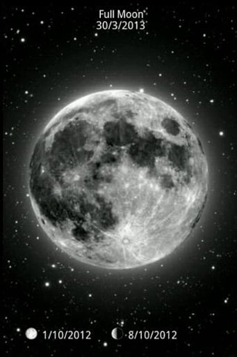 Moon phases Lux Calendar截图1