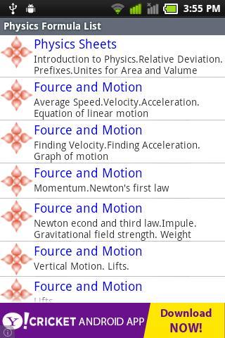 Ultimate Physics Formula截图2