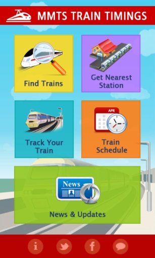 MMTS Train Timings截图9